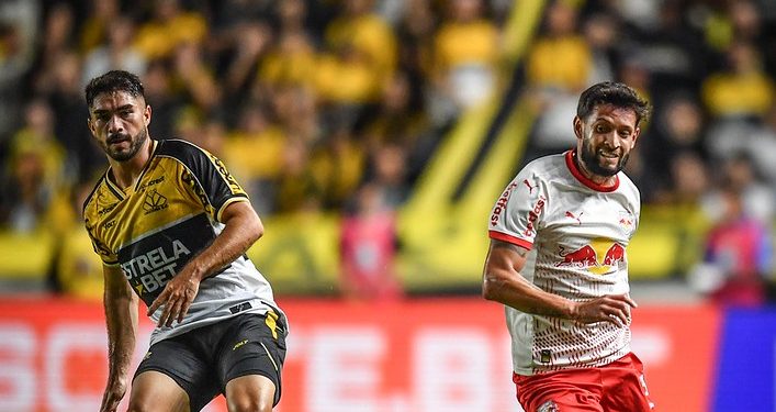 Bragantino perdeu para o Criciúma no jogo de ida da Copa do Brasil