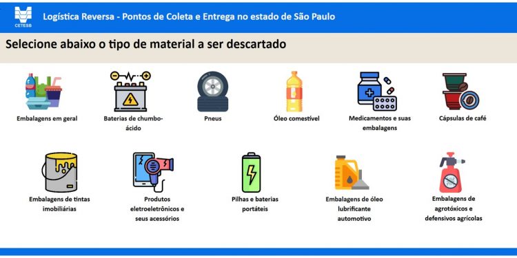 CETESB anuncia ferramenta digital para consulta de pontos de coleta de resíduos no Estado de São Paulo