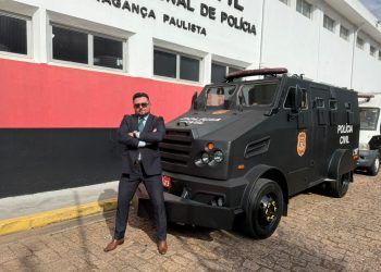 Polícia Civil inaugura Centro de Inteligência e recebe veículo blindado em Bragança Paulista
