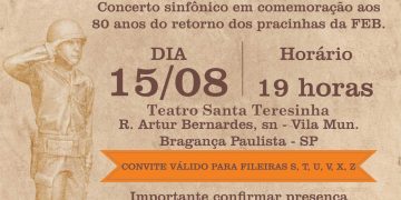 Concerto Sinfônico celebra 80 anos do retorno dos Pracinhas da FEB