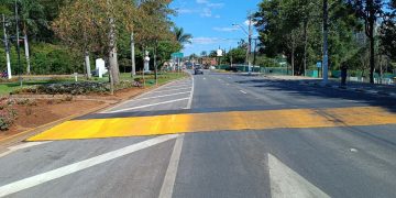 Novos redutores de velocidade na Avenida Dom Pedro I