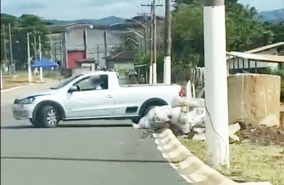 Câmeras  flagram descarte irregular de lixo no Posto de Monta