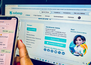 Sabesp emitirá alerta no celular para cliente sobre para aumento no consumo de água