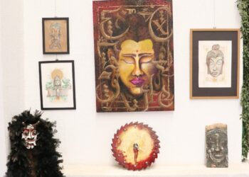 Exposição “Do Lixo ao Lótus” segue em cartaz no Centro Cultural